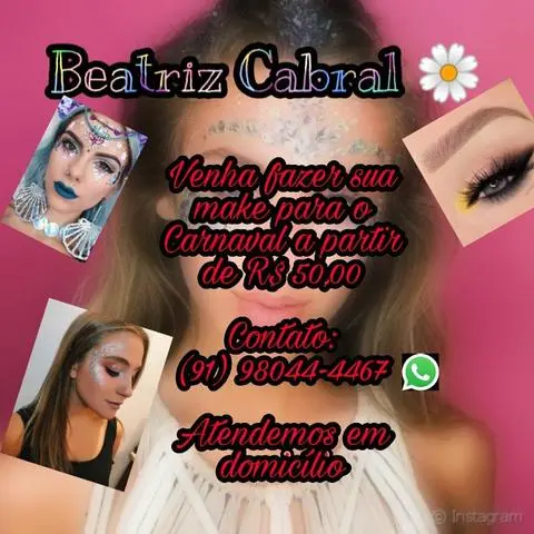 Maquiagem para o carnaval
