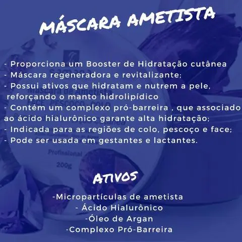 Limpeza de Pela + Máscara Amestista