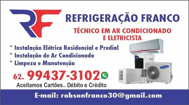 Técnico de ar condicionado, e eletricista