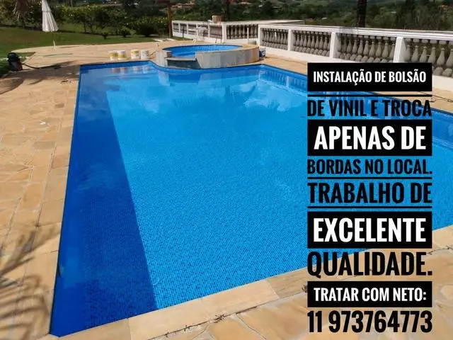 Instalação de Bolsão de vinil e bordas novas!