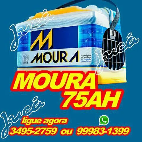 Bateria de qualidade moura 75 ah