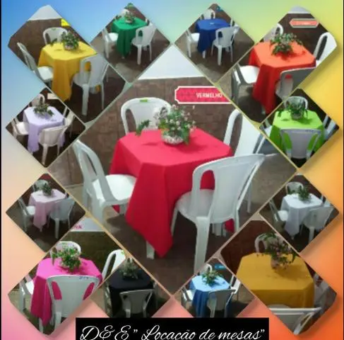 Kits mesas para Aluguel ( R$ 5.00 ) ( 99212  6216 )