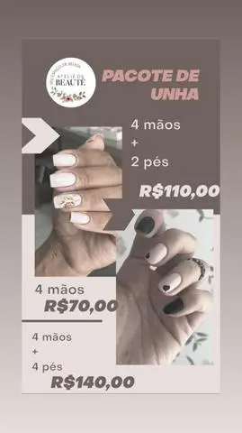 Pacote de unha / promoção de unha