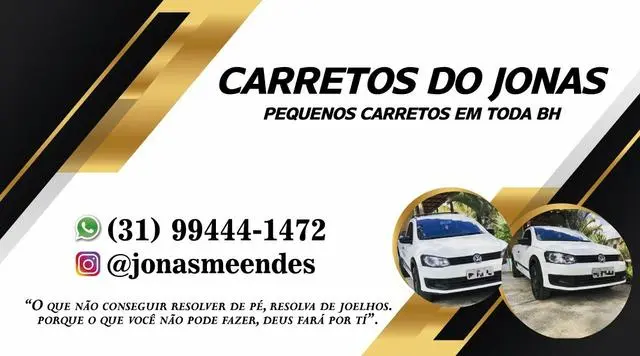 Faço pequenos carretos