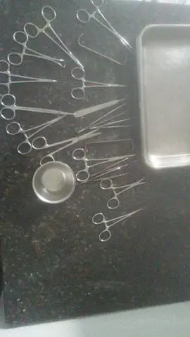 Caixa pequenas cirurgia