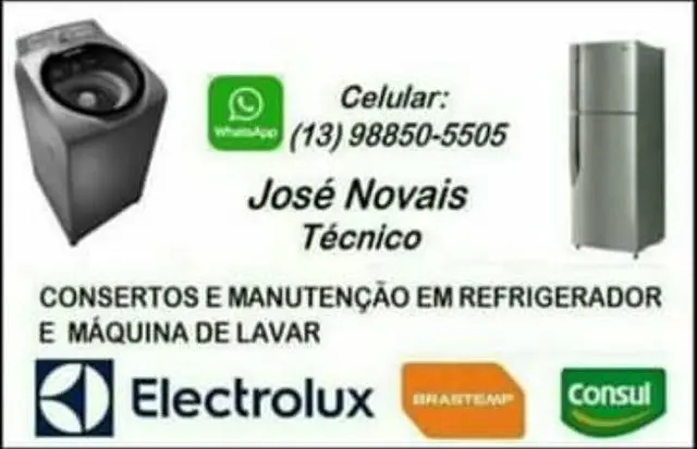 Conserto de lavadoras e refrigeradores