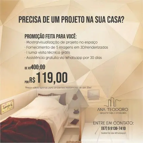 Projeto arquitetura/interiores