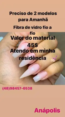 Preciso de 2 modelos para amanhã