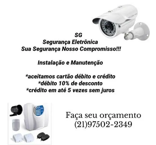 Segurança Eletrônica (Orçamento Gratuito)