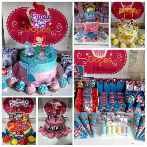 Bolos Doces kit festa e muito mas