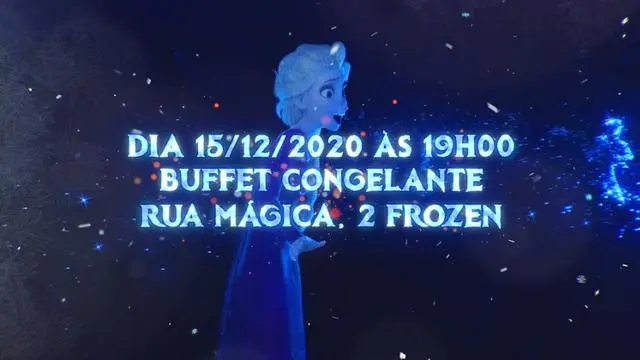 Vídeo Convite Frozen 2
