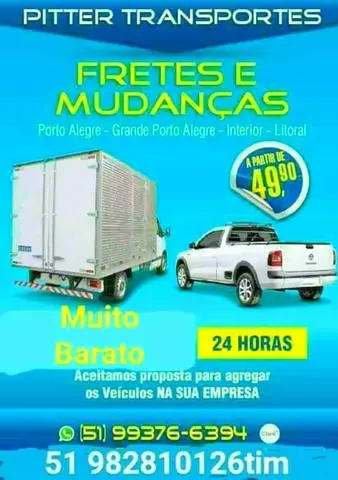 Mudança fretes transporte