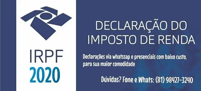 Declaração do Imposto de Renda 2020 - IRPF