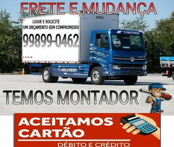 Frete e Mudança disponível