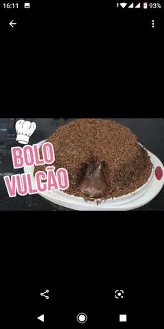 Bolo Vulcão Promoção