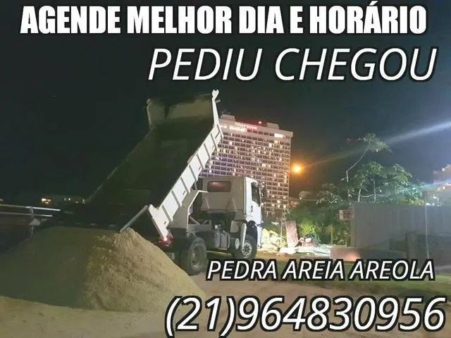 Areia Areola Aterro Pedra e Pó de pedra