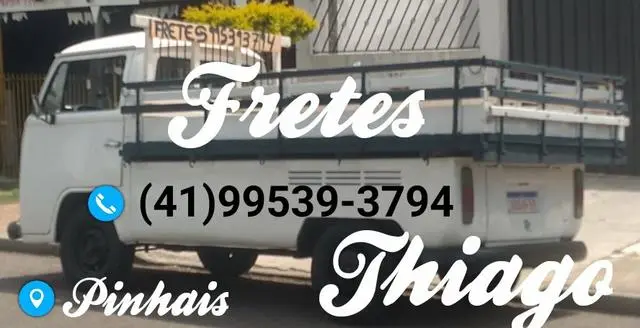 Faço fretes aceito cartão