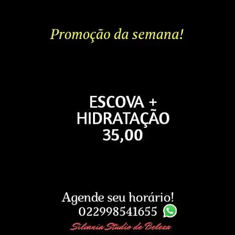 Promoção Silvania Stúdio de Beleza