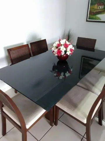 Revestimento para vidro de mesa tipo laca