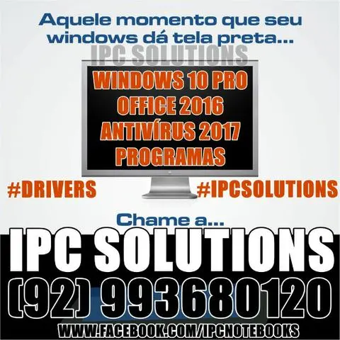 Manutenção de Notebooks e Computadores | Formatação | Redes | Suporte em TI *