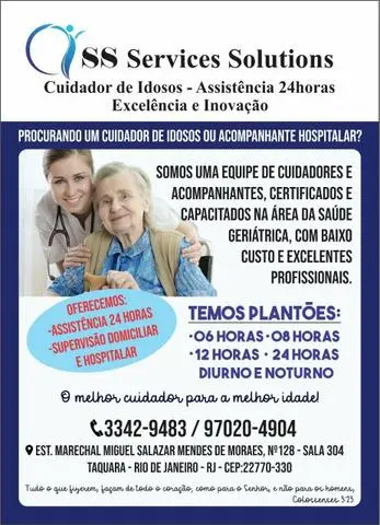 Procurando Cuidador de idosos ?