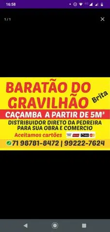 Brita x gravilhao direito