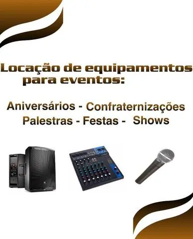 Som para festas / eventos / palestras / karaokê