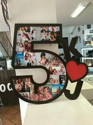 Letras 3d para decoração;