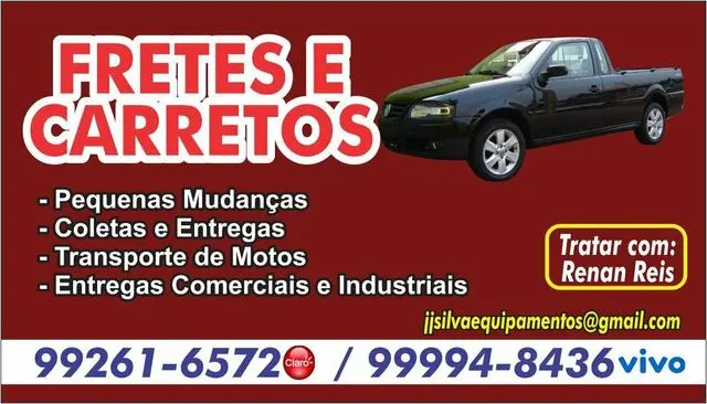 Transporte, Pequenas Mudanças, Fretes e Carreto