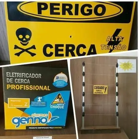 Cerca, concertina, motor para portão, câmeras