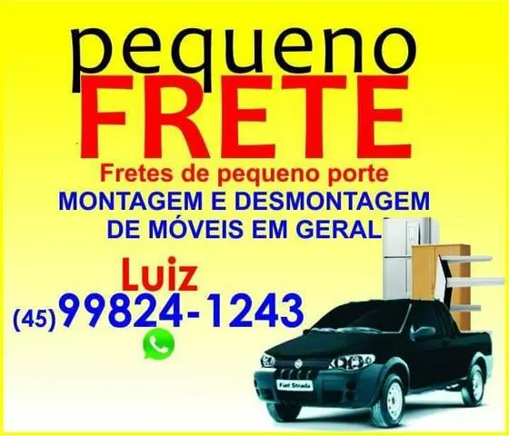 Montador de moveis-pequenos fretes zap *
