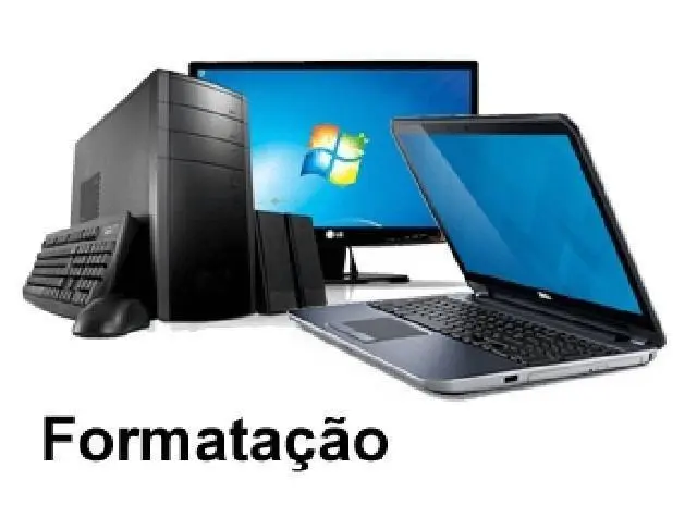Formatação de computadores em domicílio