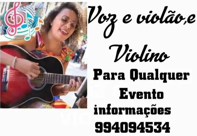 Voz e violão, e violino