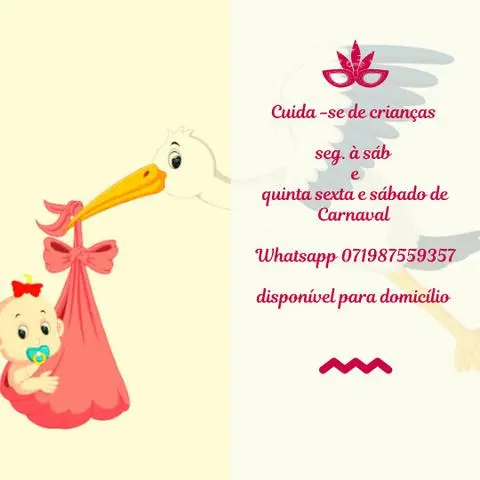Cuida -se de crianças