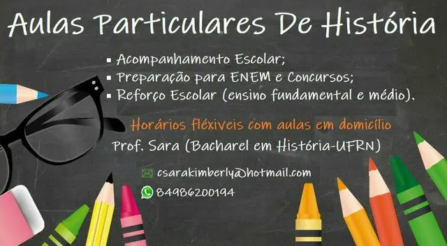 Aulas particulares de História