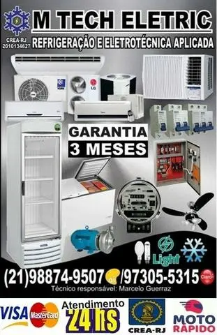 1. Instalação, manutenção, limpeza e reparo