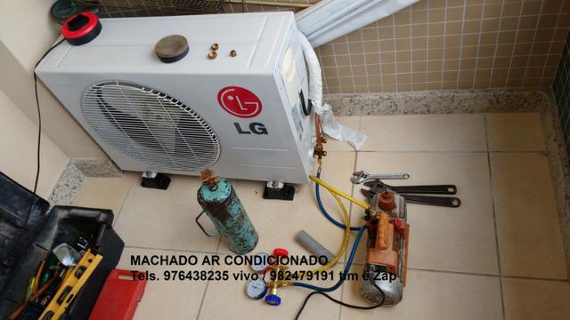 Ar Condicionado Instalação Manutenção Conserto Carga de Gás Desinstalação