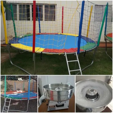 Máquina de algodão doce + pula pula à partir de 120 reais
