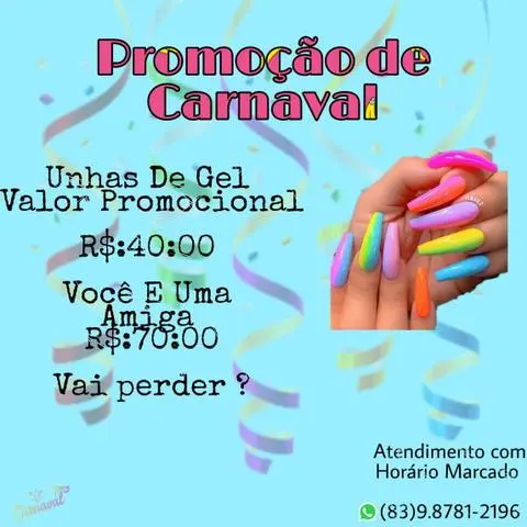 Unha em Gel Promoção
