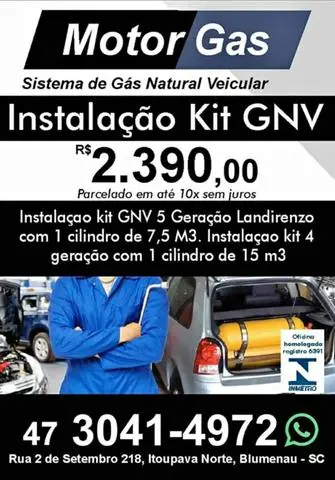 Instalação GNV
