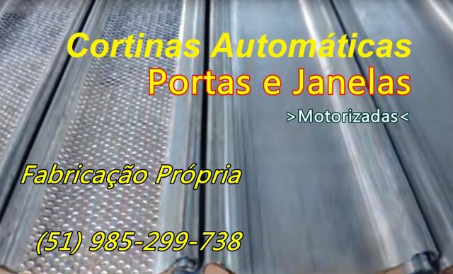 Portas de Aço Tipo Cortina de Enrolar Automática Fábrica Porto Alegre