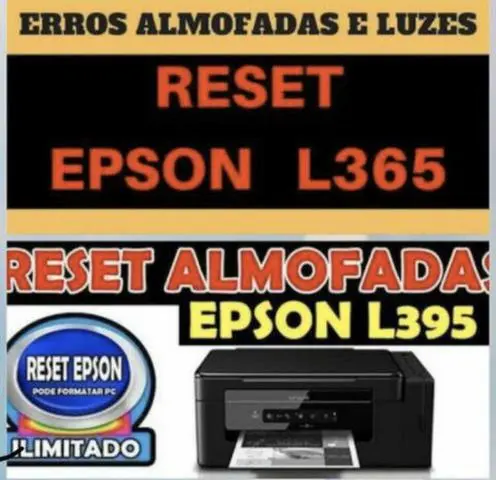 Reset e manutenção e epson