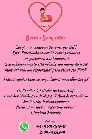 Babá / baby sitter