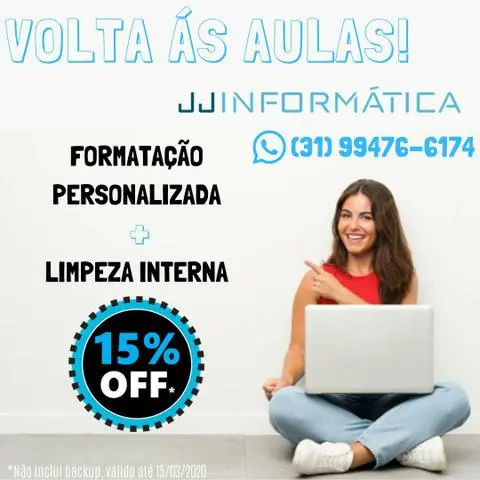 Limpeza e Formatação de Notebook, Laptop, Computador