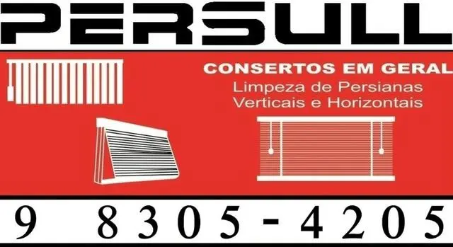 Conserto e limpeza de persianas