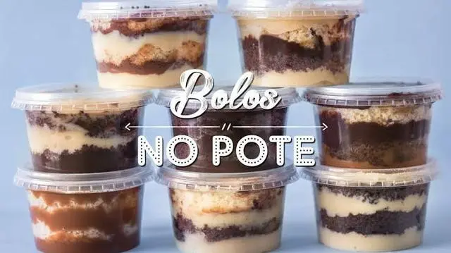 Bolo no pote