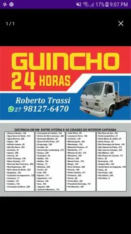 Guincho plataforma 24 horas