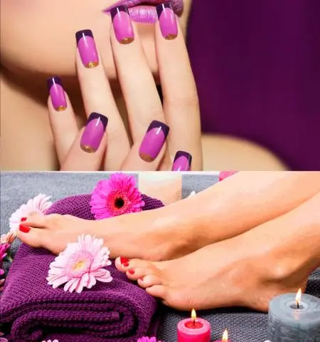 Serviços de manicure e pedicure