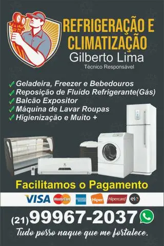 Técnico em Refrigeração e Climatização / Tomazinho - Éden - Adjacências