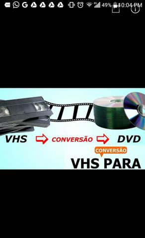 Conversão VHs para Dvd